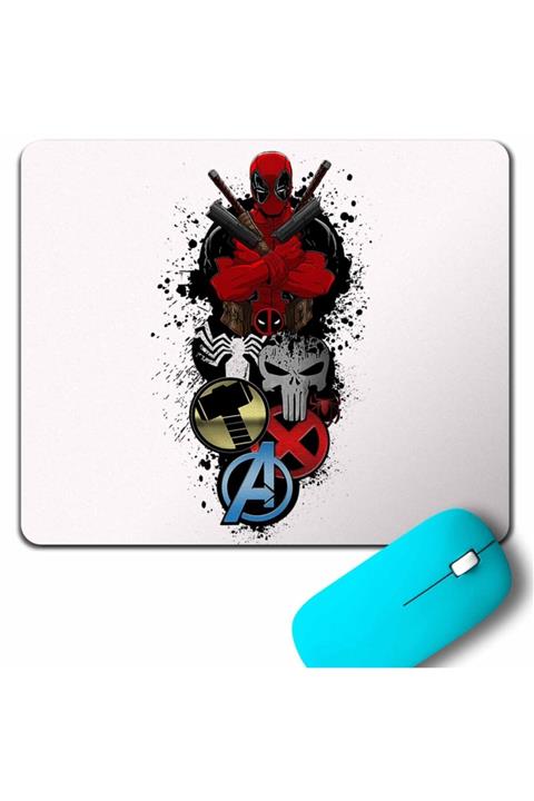 Kendim Seçtim Deadpool 1 2 3 Punısher Tetikçi Mouse Pad