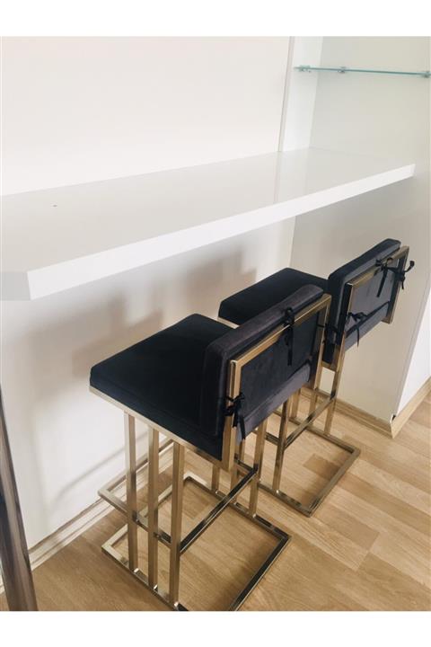 Turgut Çelik eşya Bar Sandalyesi Oturum Yeri Yükseklik 68cm (almira Modeli)