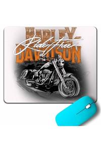 Kendim Seçtim Harley Motorcycles Davidson Orange Bar Rıde Free Mouse Pad