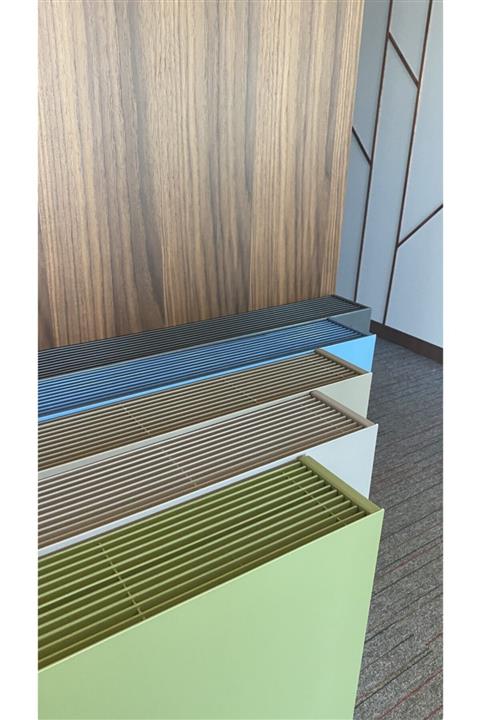 MONORAD 110 cm Dekoratif Radyatör Kapağı Jet Siyah Ral 9005