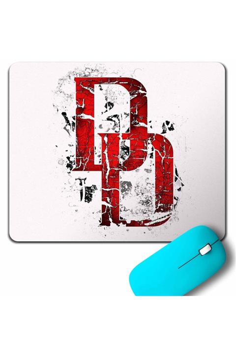 Kendim Seçtim Daredevıl Dd Dare Devıl Logo Mouse Pad