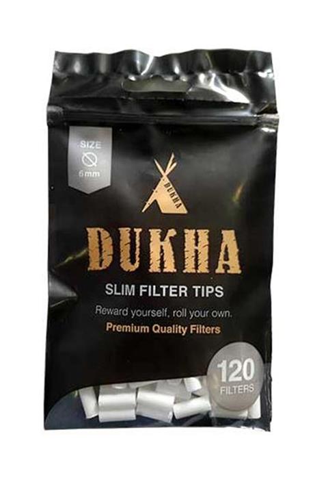 dukha Slim Tutun Filtresi,sünger Ağızlık Zıvana 6 mm120 Adet