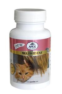 Apex Multivit Cat Kediler Için Multivitamin 75 Tablet