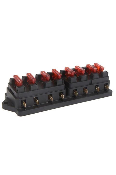 FESAN 8 Yuvalı Bıçak Sigorta Kutusu Kapaklı