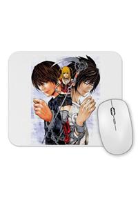 Baskı Dükkanı Death Note Anime L Yagami Light Apple Ryuk Mouse Pad