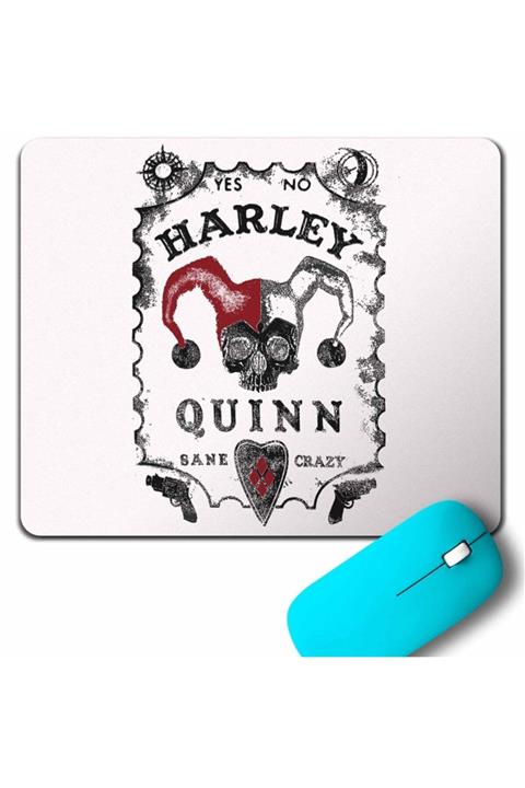 Kendim Seçtim Harley Quınn Yes No Sane Crazy Mouse Pad