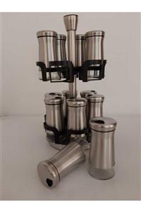 WINTERBACH 12 Parça Baharat Seti Inox Spice Bottle