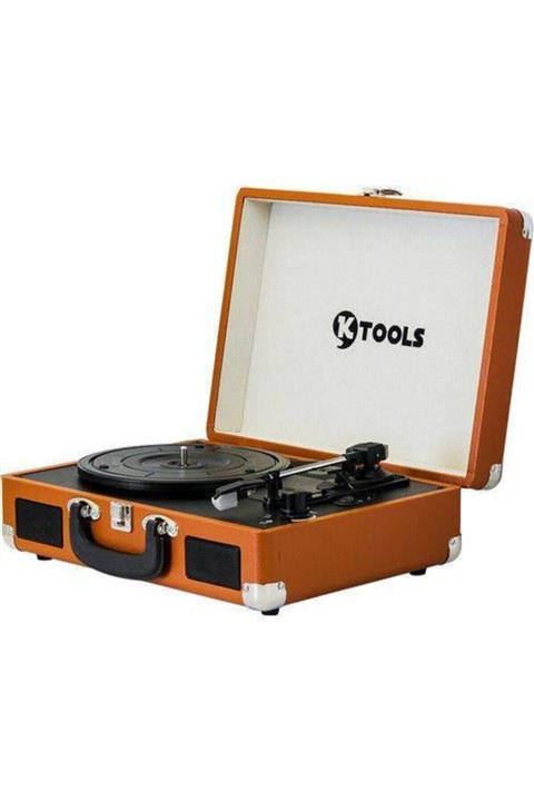 Segah Müzik Pikap - Ktools Nostalgie K344 Çanta Pikap Kahve