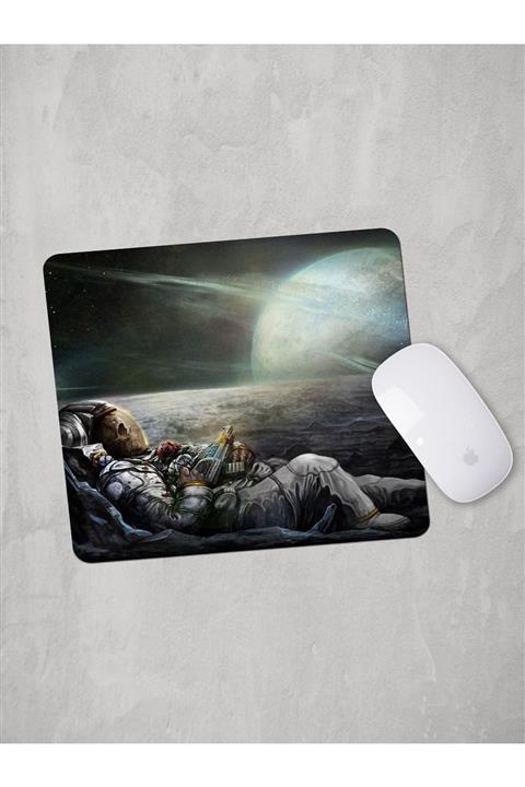 Panorama Ajans Astronot Kuru Kafa Uzay Mouse Pad