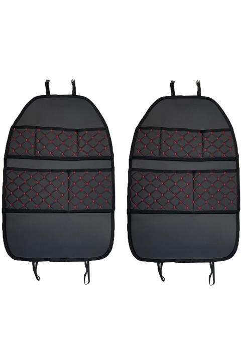 caraks Hyundai Sonata 2017 Sonrası Oto Koltuk Arkası Organizer Suni Deri 2 Adet 017