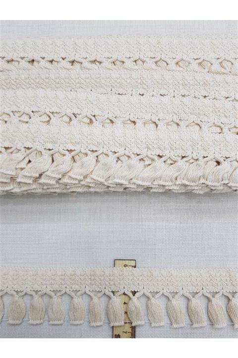 ESTEKS DANTEL Şerit Pamuk Saçak