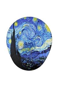 VİZYON Van Gogh Yıldızlı Gece Bilek Destekli Oval Mousepad