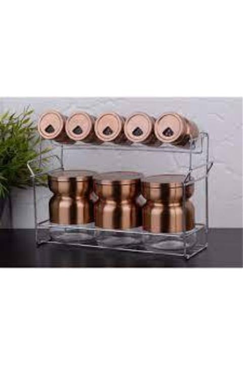 Bella Cam 8 Li Baharat Seti Bronz