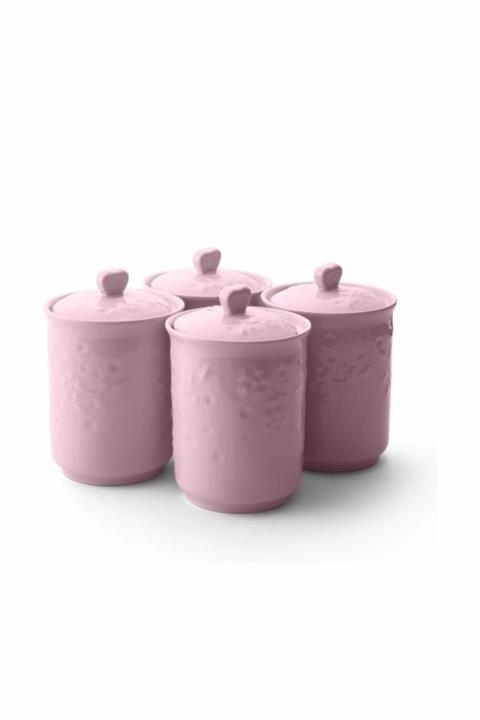 Emsan 4'Lü Hermes Küçük Baharat Seti -Pembe