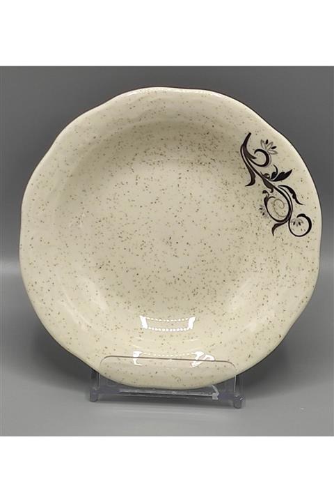 ToMorza 6 Adet Porselen Büyük Çukur Tabak