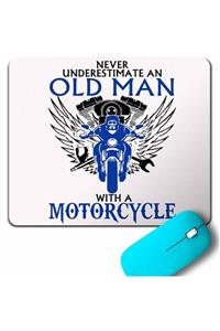 Kendim Seçtim Never Undersestımate An Old Man Wıth A Bıcycle Mouse Pad