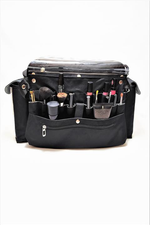 Galen Store Kadın Bakım Ve Profesyönel Siyah Makyaj Çantası