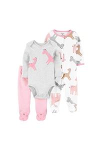 Carter's Layette 3'lü Kız Bebek Takımı 1l760910