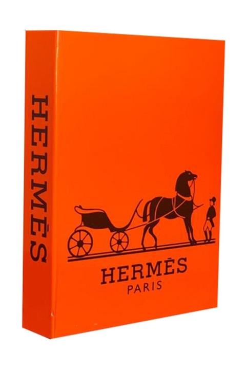 RetroLazer Hermes Dekoratif Kitap Kutu Aksesuar