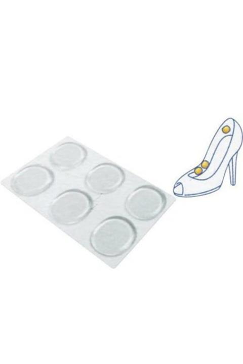 EASY TOPTAN Ayak Vurma Önleyici Silikon Pedler (6 Adet) U97