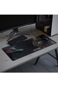 Gamemar Dikişli Yıkanabilir Gaming Oyuncu Mousepad Witcher 90*40 cm