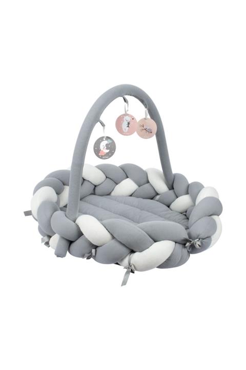 Sevi Bebe 3 In 1 Çok Fonksiyonlu Örgü Yatak & Kenar Koruyucu Gri