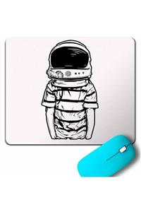 Kendim Seçtim Masum Uçan Astronot Cosmos Gezegen Galaksi Uzay Mouse Pad