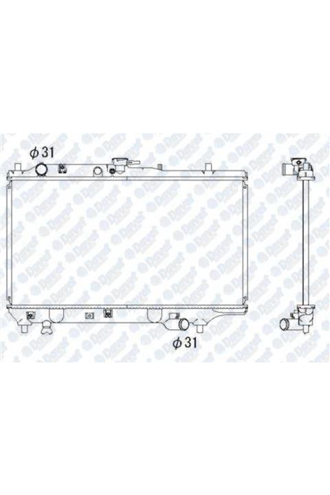 Parçafoni Su Radyatoru Mazda Mazda 323 C Iv / 323 F Iv / 323 S Iv Al/pl/brz