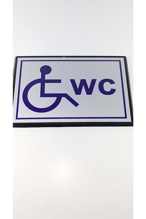 YAŞARYAPIMARKET Yönlendirme Levhası Büyük(engelli Wc)