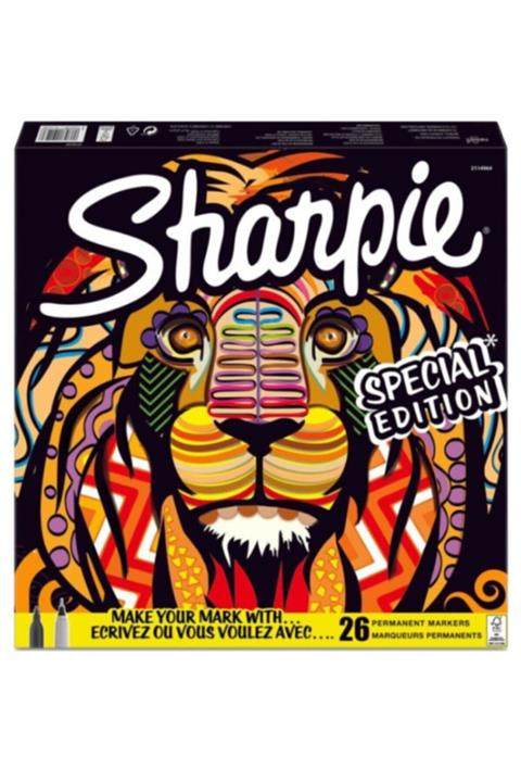 Sharpie Fine Permanent Markör Kalem 26 Renk Aslan
