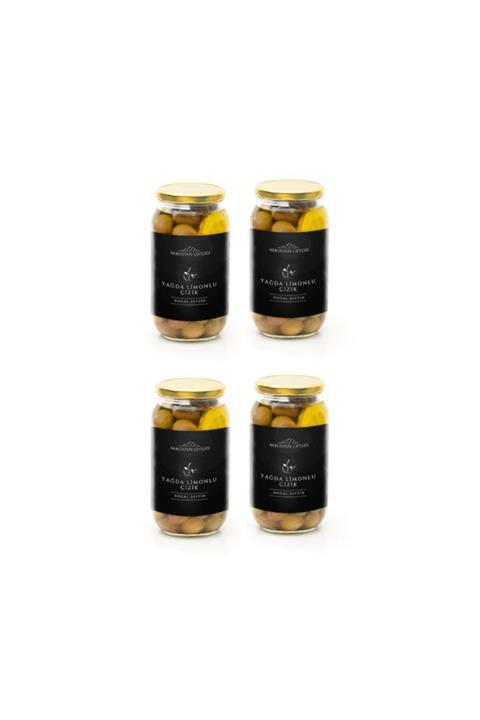 Nergistepe Çiftliği Yağda Limonlu Çizik Yeşil Zeytin