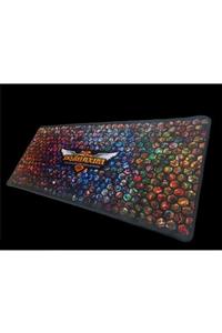 ATAEXPRESS Legend Kaliteli Gaming Oyuncu Klavye Mouse Pad Kaymaz Mause Ped Dikişli Büyük 70x30cm