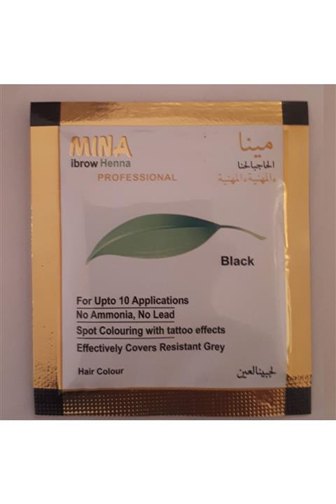 Mina Brow Henna Siyah Renk Kaş Kınası