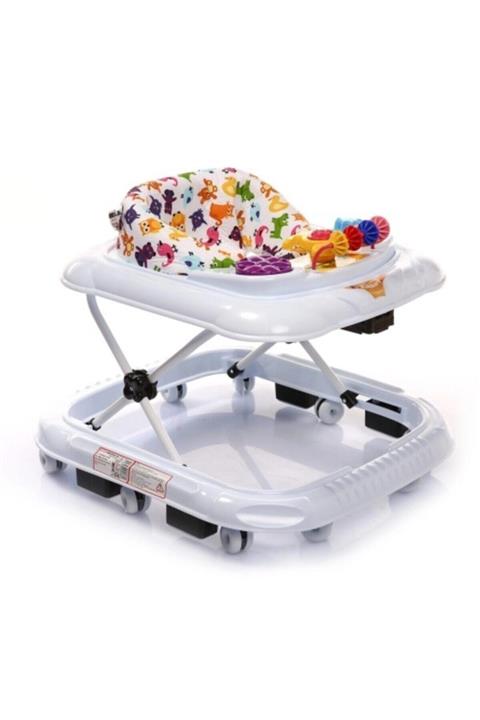 Taşpınar Beyaz Kikkoro Speedy Tekerlekli Bebek Yürüteci