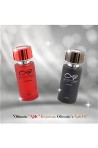 aşkı sermest Ölümsüz Aşk Muhabbet Unisex 50 ml Parfüm Edp 10 Adet Kırmızı Şişe