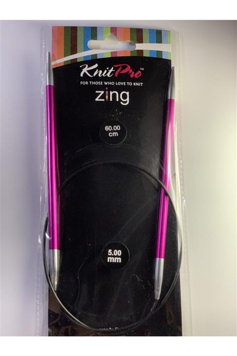 KnitPro Zing Misinalı Şiş 60 Cm 5.0 Mm