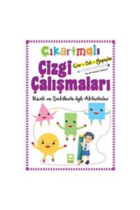 Ema Çocuk Kitap Çıkartmalı Çizgi Çalışmaları Şekiller