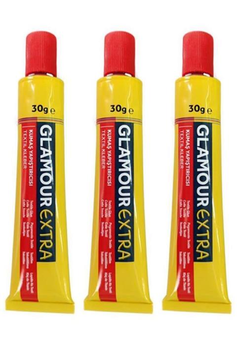 sgshobby Glamour Ekstra Kumaş Yapıştırıcısı 30 Gr 3 Adet