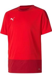 Puma Men Team Goal 23 T-shirts Training Red Soccer Tee Top Jersey 65648201