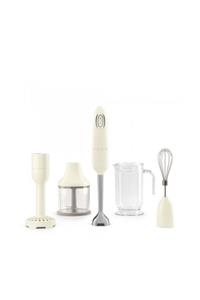 SMEG Hbf02creu Retro Krem 700 Watt Blender Seti