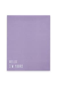 House Of Pack Renkli Kargo Poşeti - 30*38 Cm - Lila - 100 Adet - 'hello I'm Yours' Baskılı