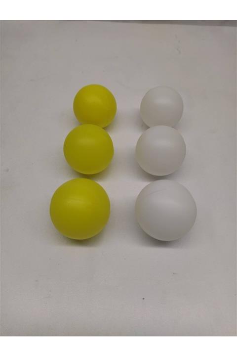 islandtoys Pin Pon Topu 6 Adet Masa Tenisi Topu Pin Pon Topu Dayanıklı Pin Pon Topu 6 Adet