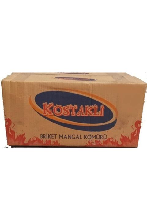 Kostaklı Briket Mangal Kömürü 10 Kg Uzun Kesilmiş