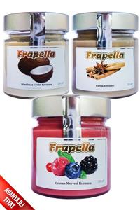 Frapella Tarçın Kreması, Orman Meyveli Kreması, Hindistan Cevizi Kreması 3 Adet X 220 Gr.