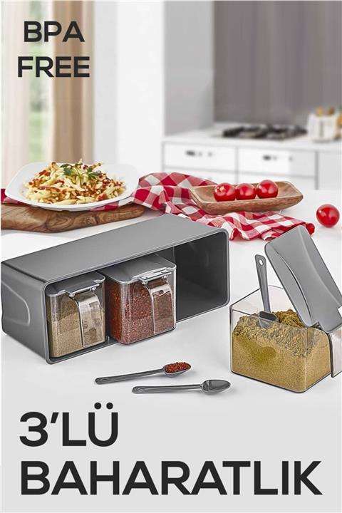 PDHome 3'lü Baharatlık Seti