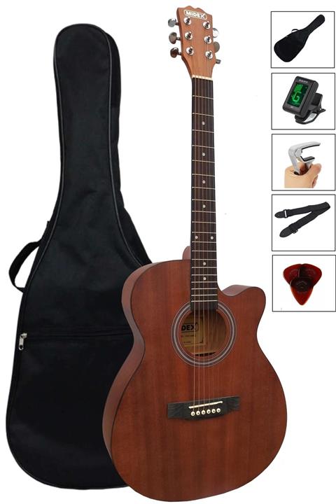 Midex Phx187x Masif Ağaç Akustik Gitar 4/4 Yetişkin Boy (ÇANTA TUNER ASKI CAPO)