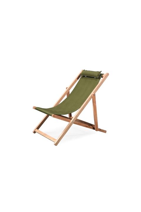 BarışAhşap Balkon Bahçe Teras Plaj Katlanır Şezlong