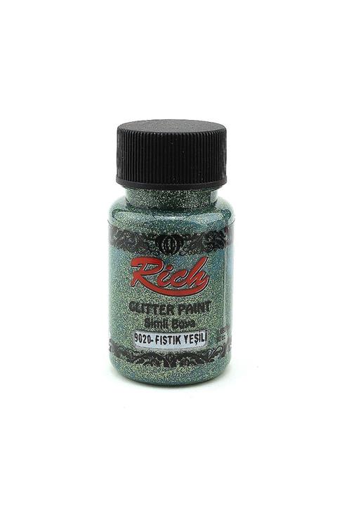 Rich Glitter Paint Simli Boya 50 cc. 9020 YAPRAK YEŞİLİ