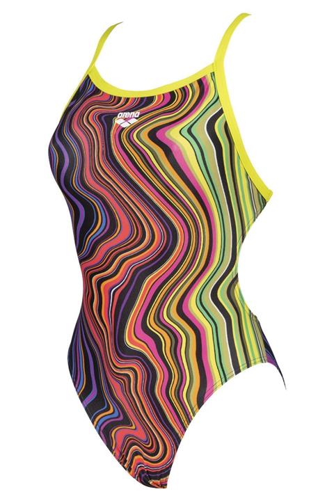 ARENA W Marbelized X Crıss Cross Back Kadın Mayo