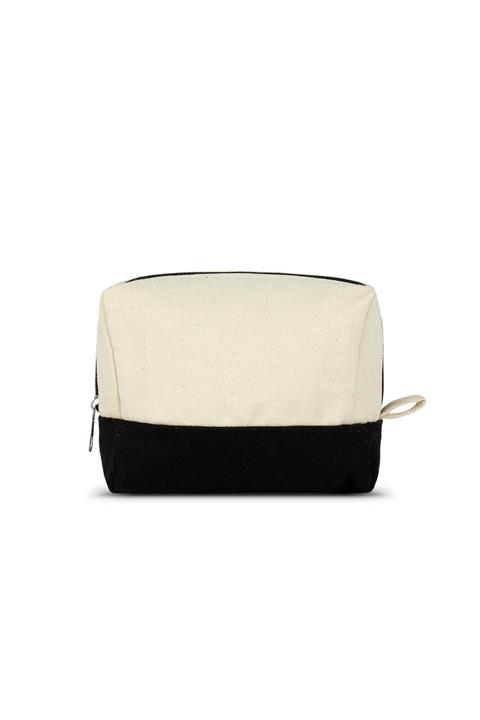 Çınar Bez Çanta Kanvas Siyah Parçalı Clutch Çanta